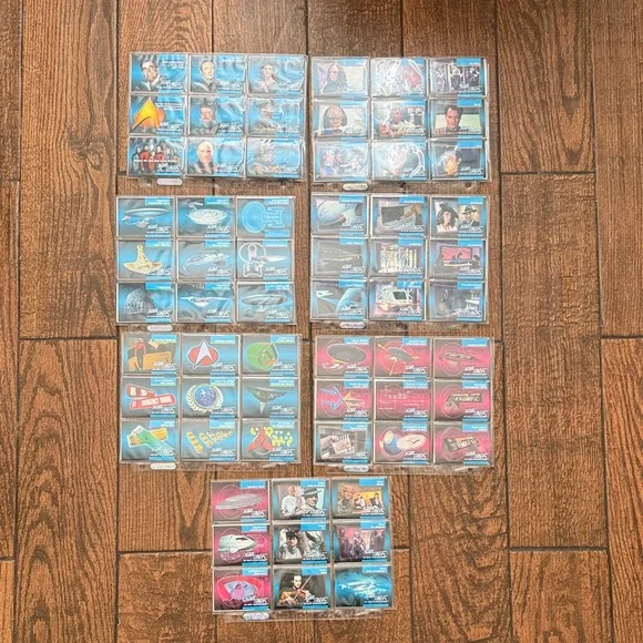 1992 Impel Star Trek TNG Inaugural Edition Complete Base Set #1-120 - Picture 3 of 17